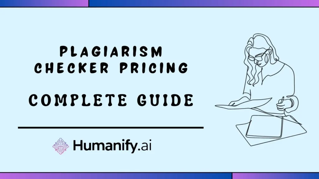 Plagiarism Checker Pricing