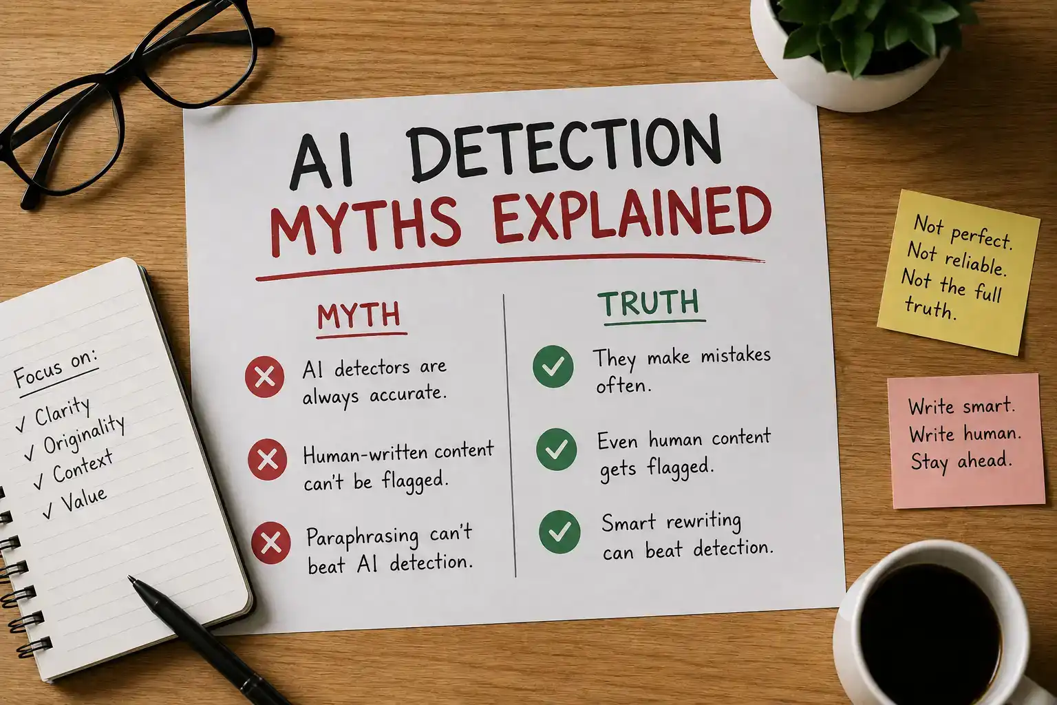 AI Detection Myths Explained: A Complete Guide for Writers and SEOs