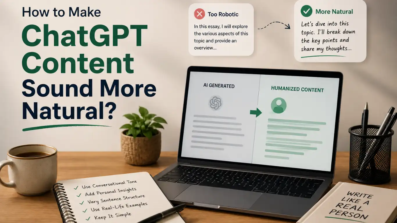 How to Make ChatGPT Content Sound More Natural