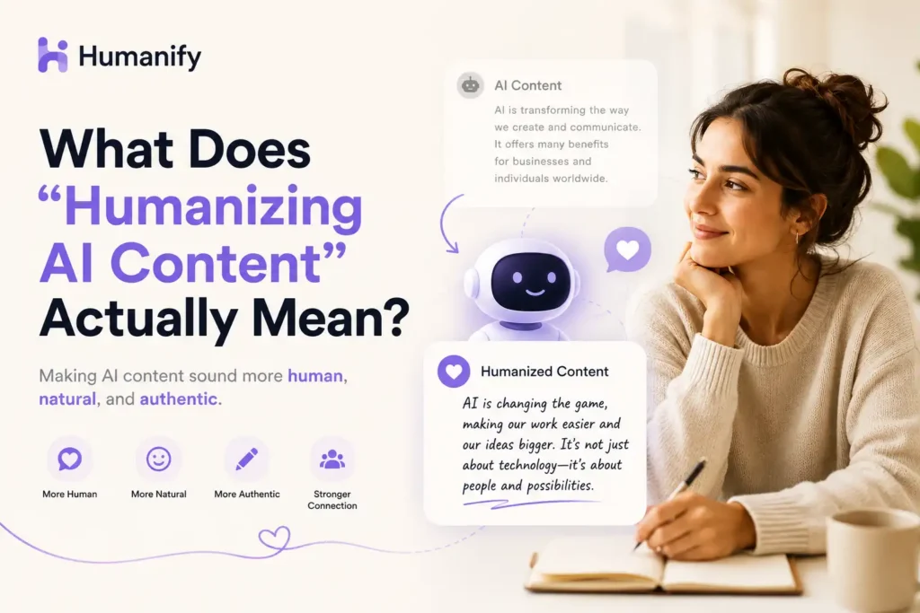 What Does “Humanizing AI Content” Actually Mean
