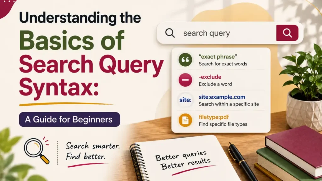 Understanding the Basics of Search Query Syntax A Guide for Beginners
