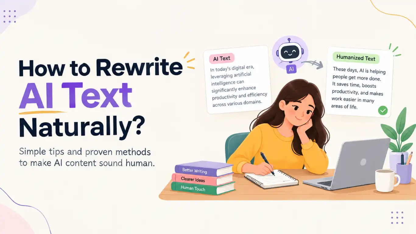 How to rewrite AI text naturally
